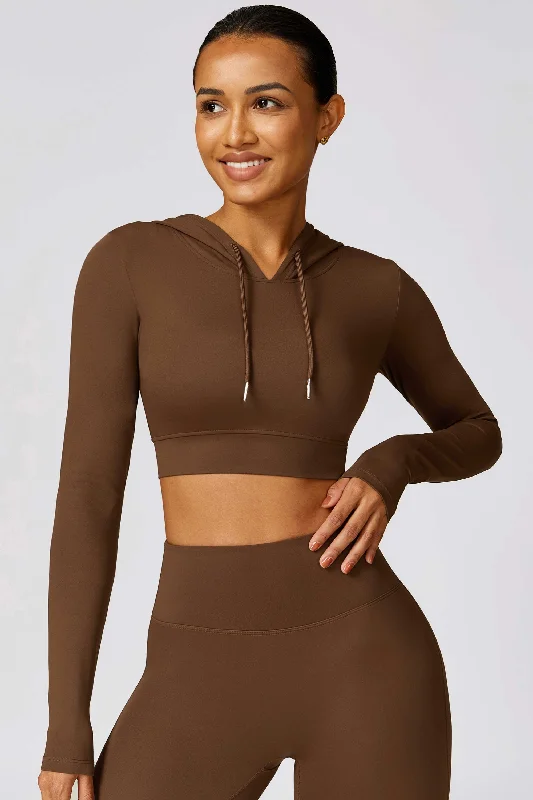 HR8579-3-Spring quick-drying long-sleeved yoga training outdoor running sports T-shirt with hooded fitness top Zippered Buttoned Snapped