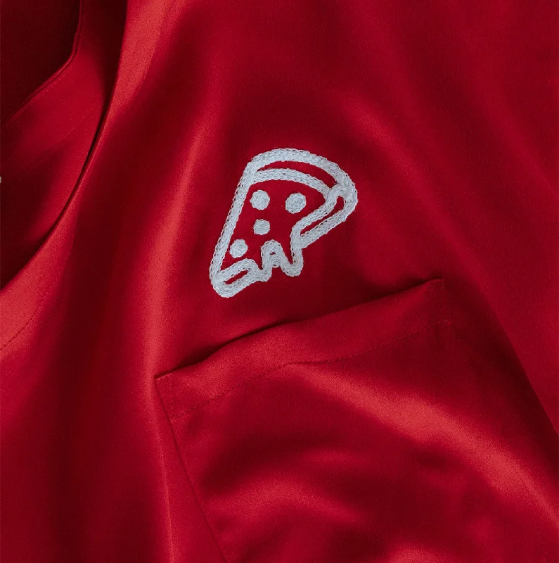 Lunya x Prince St. Pizza | Washable Silk Oversized Sleep Tee Modern Contemporary Chic