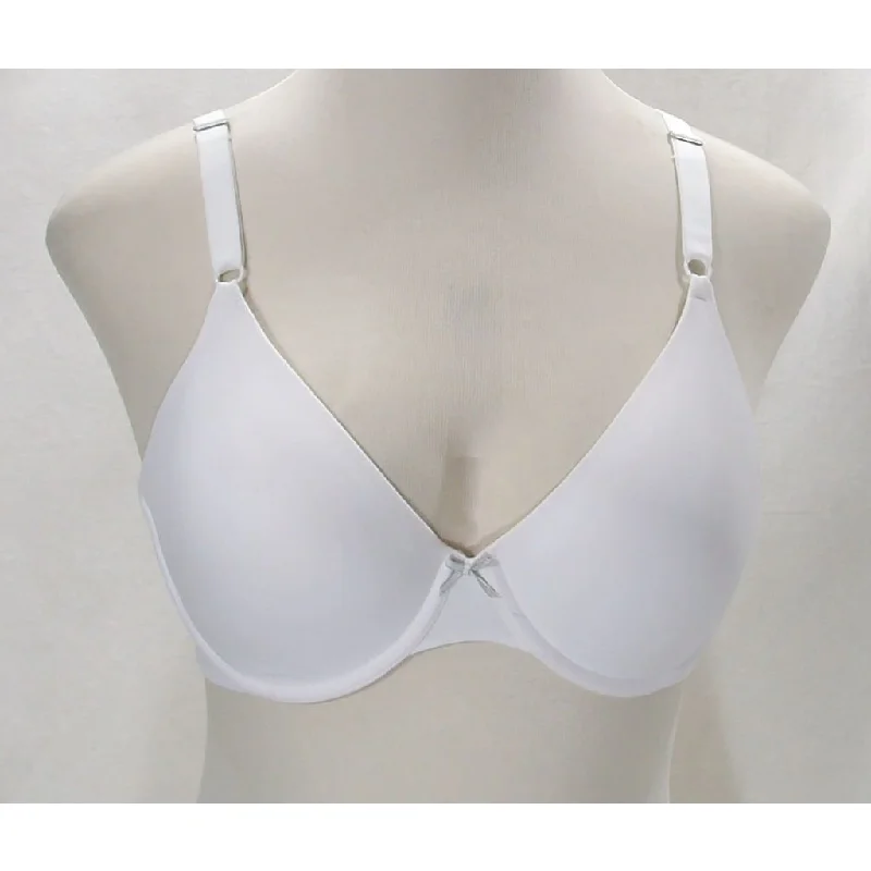 Maidenform 05701 5701 Self Expressions T-Shirt Underwire Bra 36DD White NWT Collared Crew Neck Turtle Neck