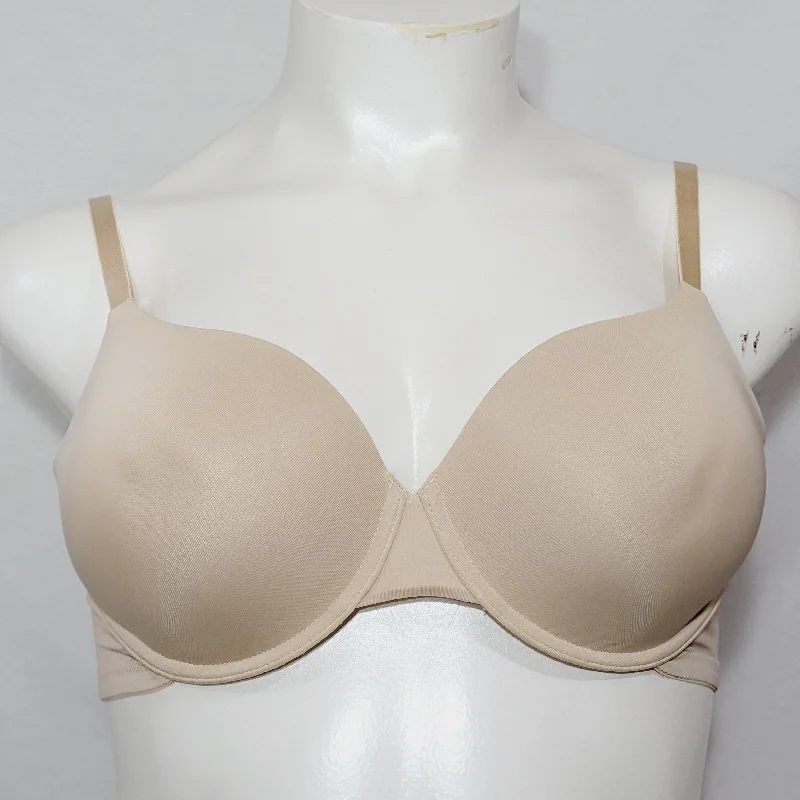 Maidenform 8038 8037 Sweet Nothings Full Figure T-Shirt UW Bra 40C Nude Nylon Fabric Polyester Fabric Spandex Fabric