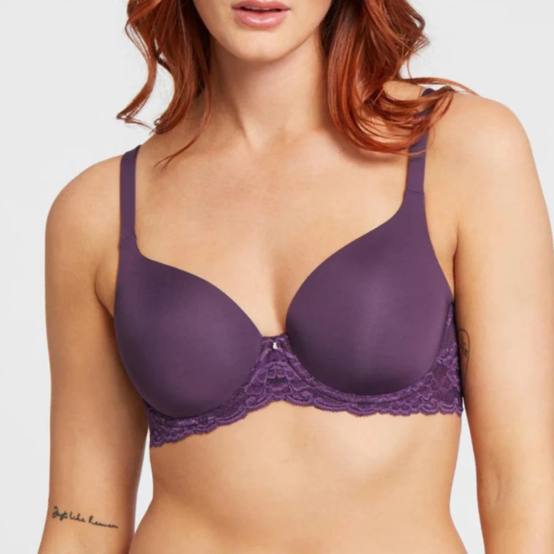 Pure Plus Full Cup T-Shirt Bra 9320 - Pinot Basic T-Shirt Crew Neck Short Sleeve