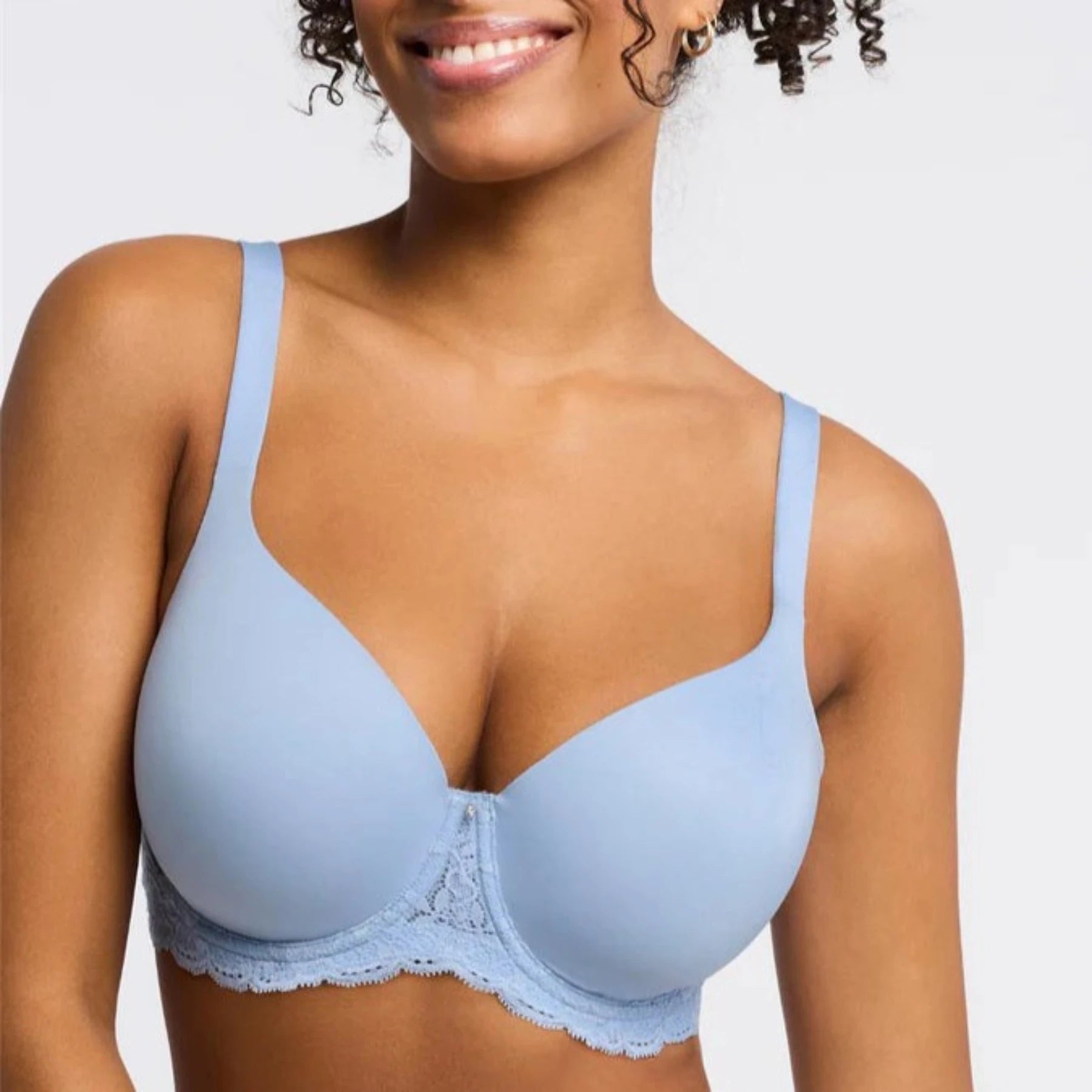 Pure Plus Full Cup T-Shirt Bra 9320 - Beach House Asymmetrical Pockets Print