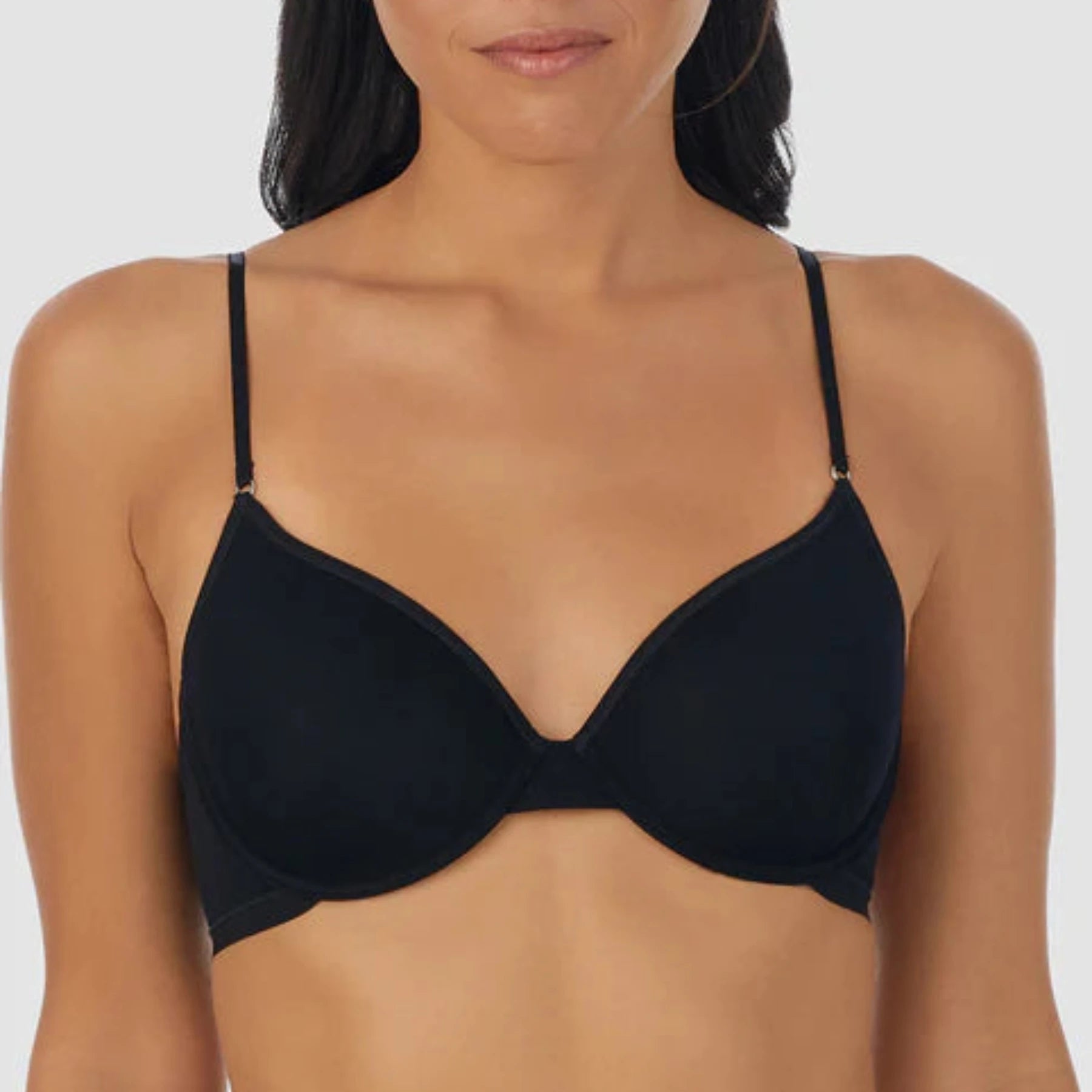 Next To Nothing Micro T-Shirt Bra G4170 - Black Mesh Blend Leather Blend Suede Blend