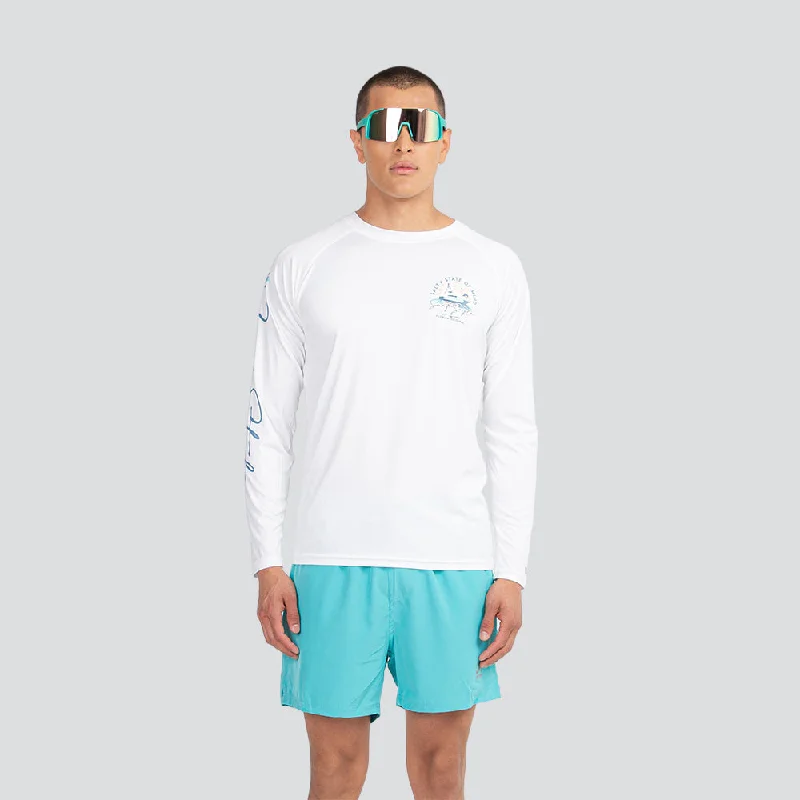 Pastel Boat Performance Long-Sleeved Tee Machine Wash Dry Clean Hand Wash