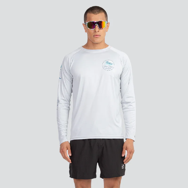 Pastel Wave Performance Long-Sleeved Tee Cozy Warm Stylish