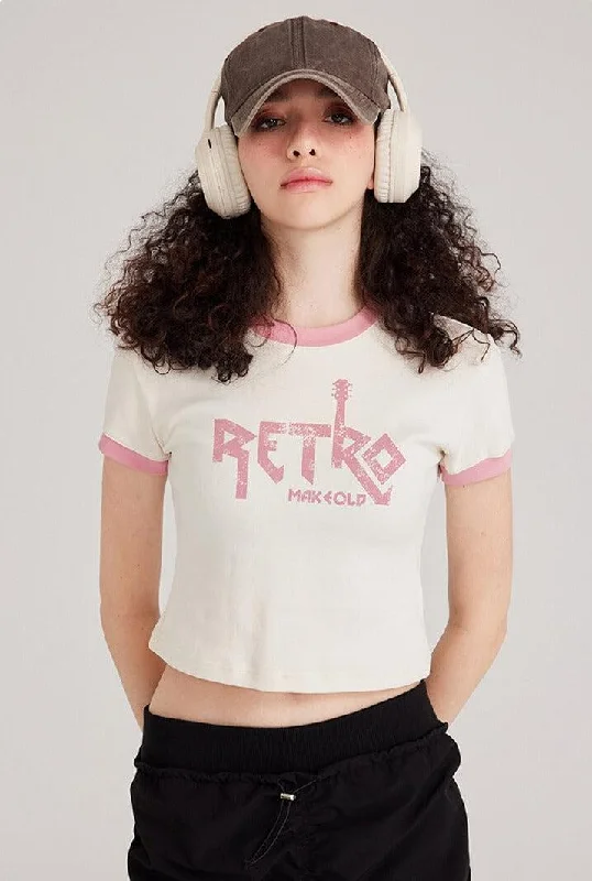 Retro Make Old Tee Oversized T-Shirt Spandex breathable