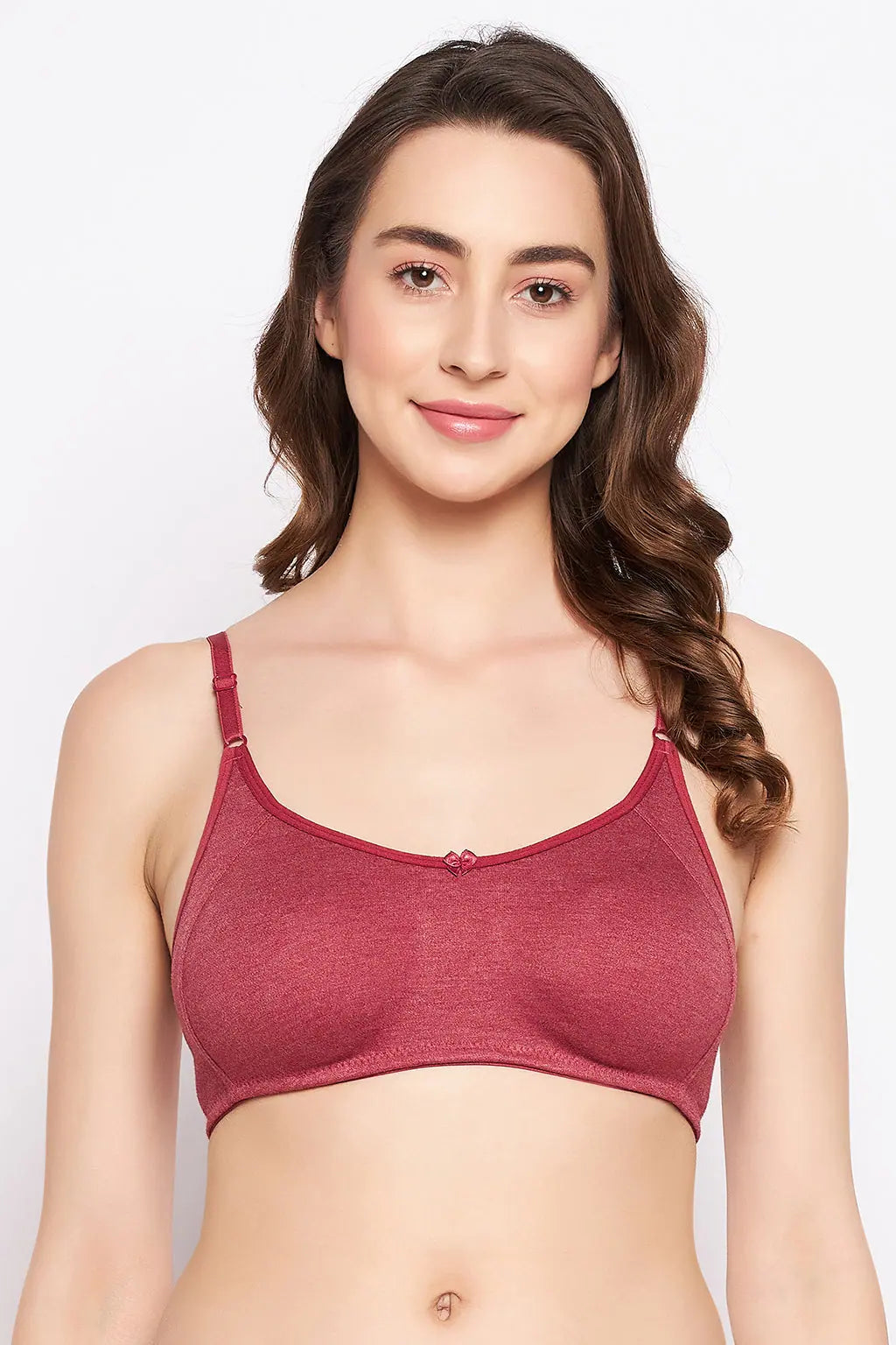 Soft Comfy Everyday Seamless T-Shirt Bra-BR0378P0932B Jersey Fabric Tulle Fabric Batik Fabric
