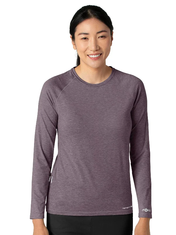 Women's Performance Long Sleeve Tee Chenille Fabric Brocade Fabric Lace Fabric