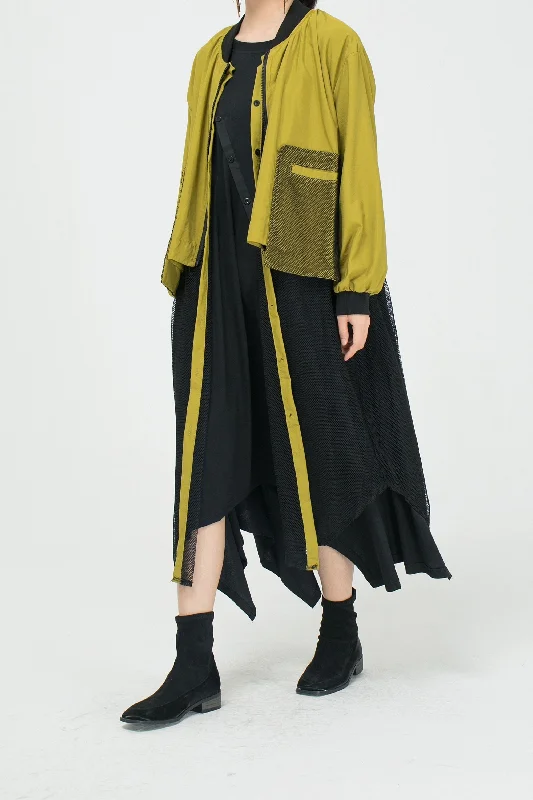 On The Move Pineapple Shacket Slim Fit Blouse