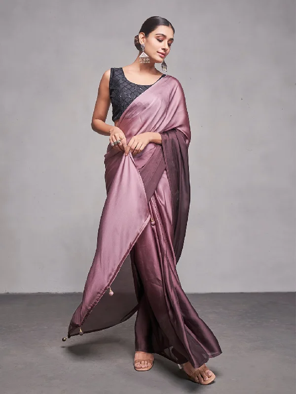 Women Party Wear Printed Saree with Designer Un Stitched Blouse Frilled Cuff Blouse