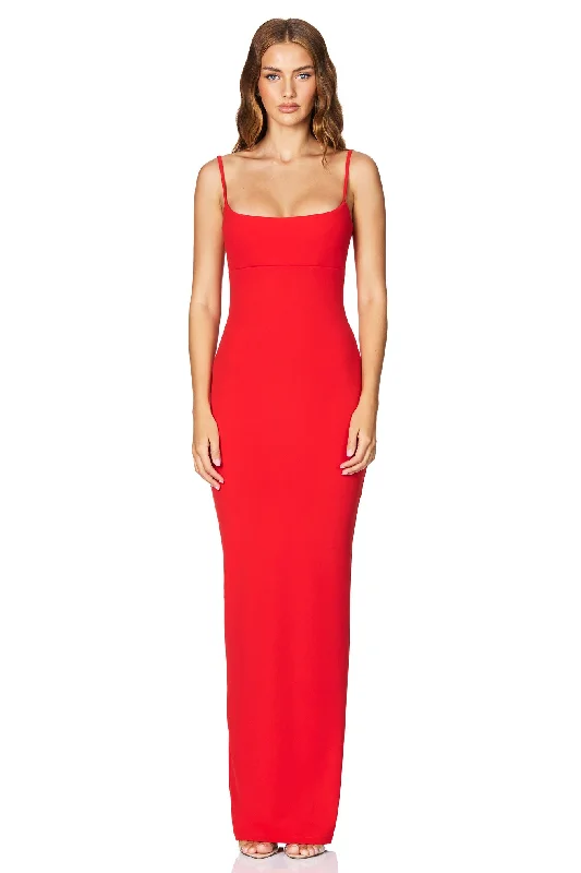 BAILEY MAXI DRESS Trendy Satin Maxi Dress
