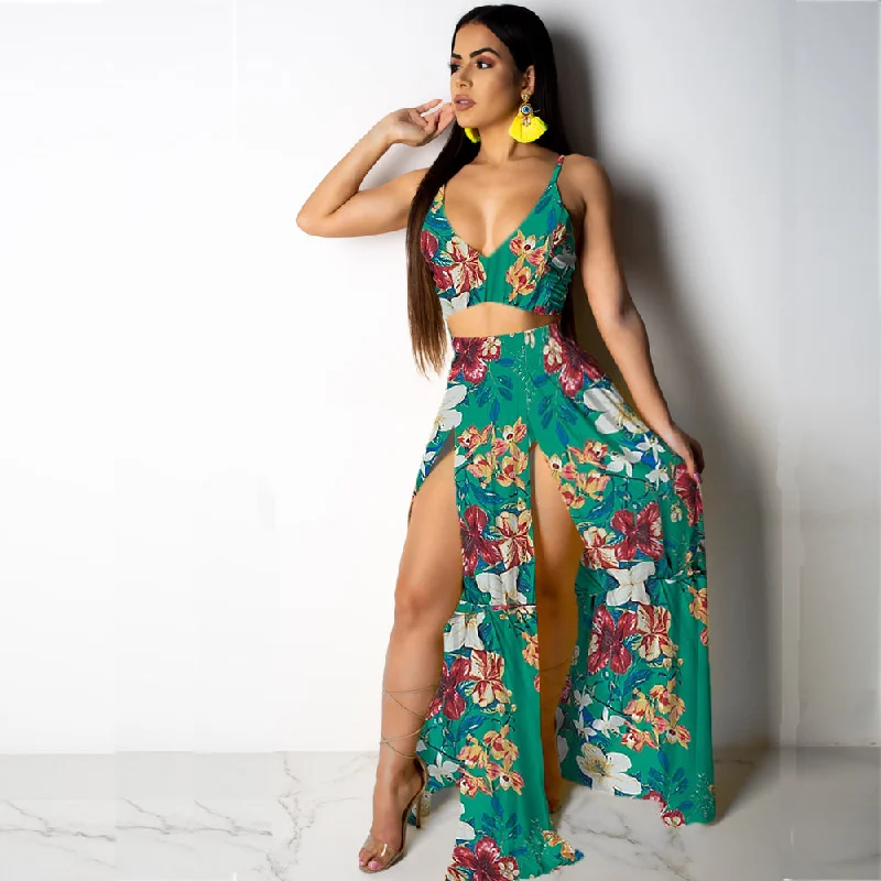Green Floral