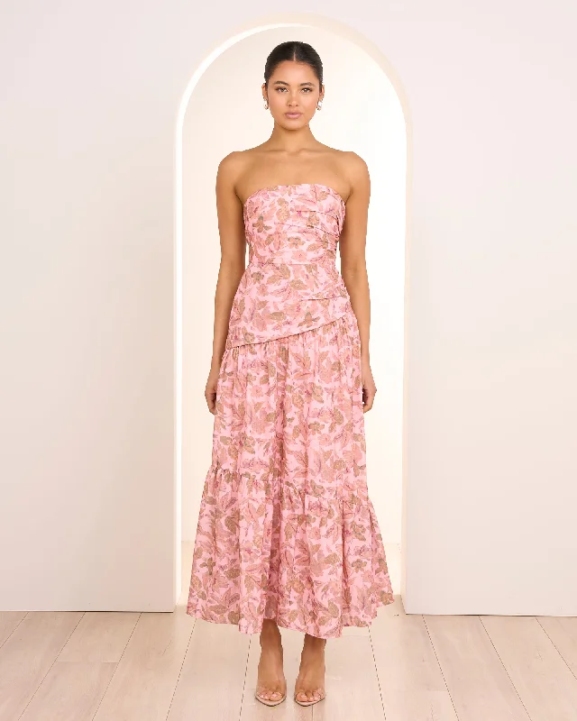 Desiree Strapless Maxi Dress Chic Sleeveless Maxi Dress
