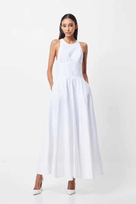 Homage Maxi Dress Elegant Tiered Maxi Dress