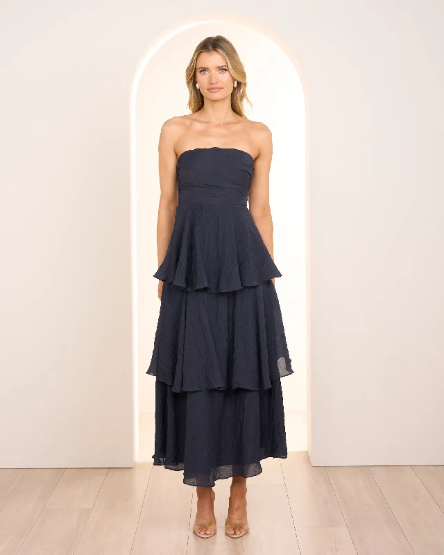 Yuki Ruffle Maxi Dress Chic Summer Maxi Dress