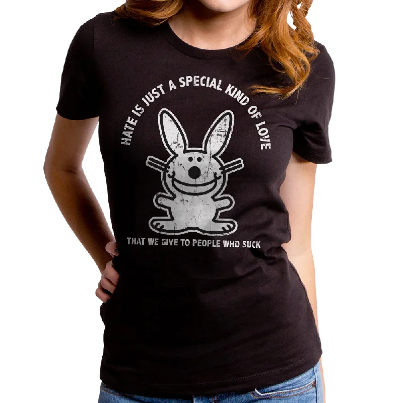 Jim Benton - Hate is a Special Kind of Love Women's T-Shirt Lace Blend Ribbed Blend Corduroy Blend Jim Benton - Hate is a Special Kind of Love Women's T-Shirt Lace Blend Ribbed Blend Corduroy Blend
