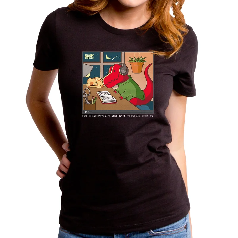 Lo Fi Rex Women's T-Shirt Elegant Classic Vintage