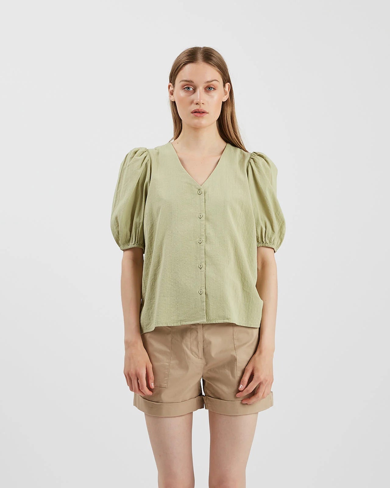 oretta short sleeved shirt 9293 Iron Safe Non-Iron Wrinkle Free