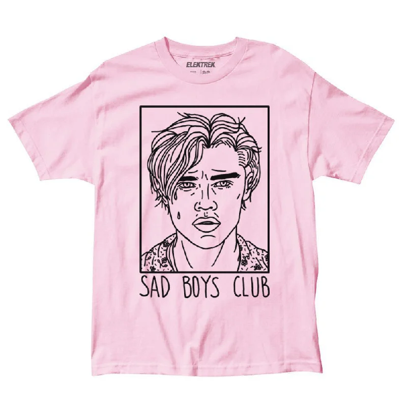 Sad Boys Club (Leo) - Pink T-Shirt Seamless Knitted Crochet