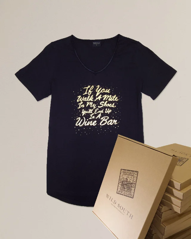 SUPIMA WALK A MILE VEE TEE Casual Formal Business