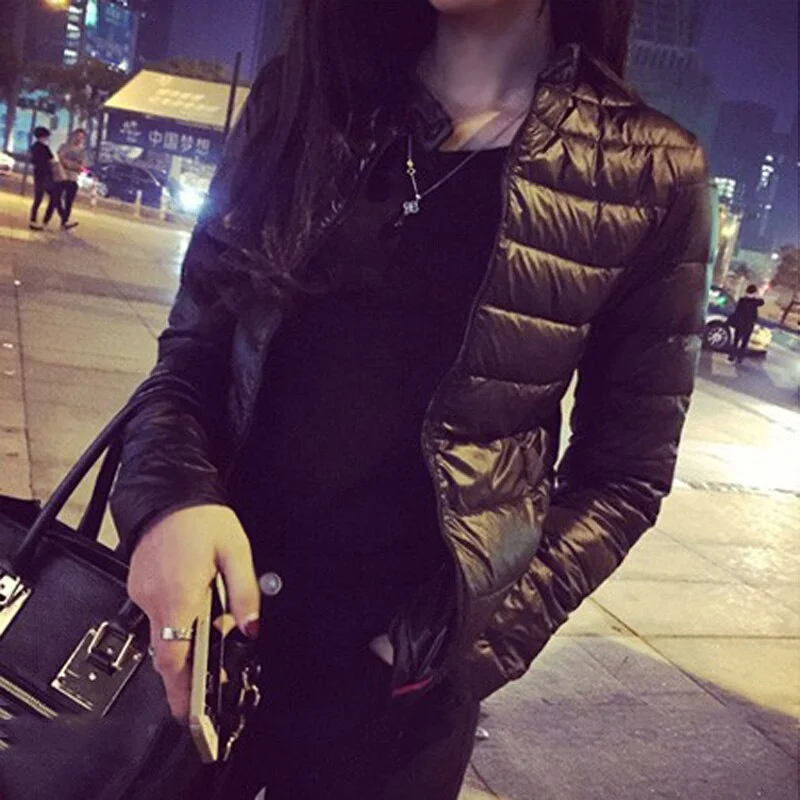 2019 Winter & Spring Women Jacket Short Down Outwear Female Winter Coat Cotton Padded Warm Jacket Outwear Women Winter Down Coat Rayon Jacket Velvet Jacket Corduroy Jacket