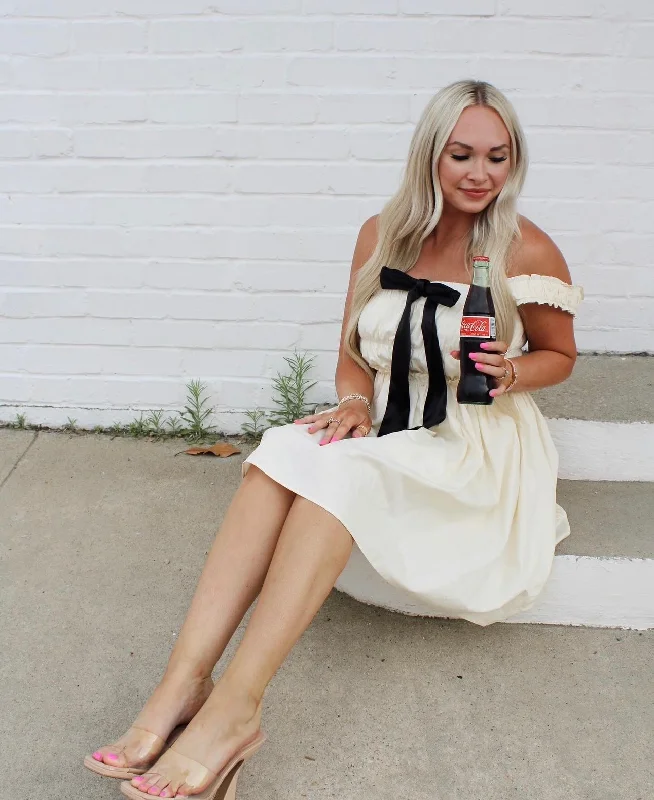 Ada- Faye Mini Dress Stylish Ribbed Mini Dress