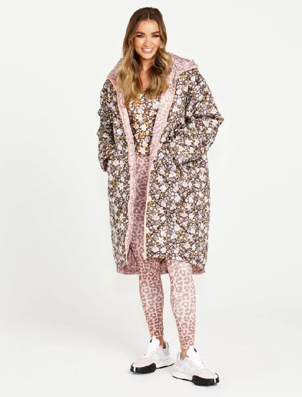 Alessia Reversible Long Puffer Jacket Oversized Jacket Tailored Jacket Straight Jacket