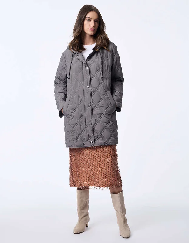 Arboretum Relaxed Puffer Jacket Faux Fur Fabric Real Fur Fabric Shearling Fabric