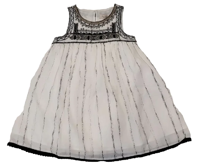 Aztek White/Blk Dress