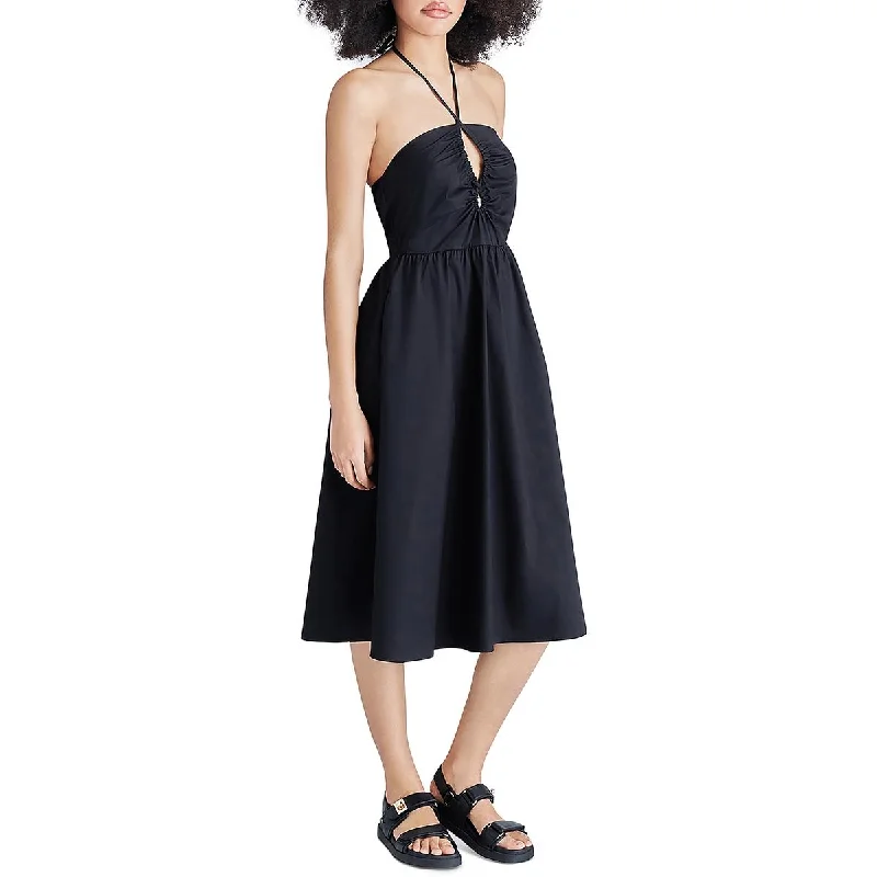 Anais Womens Keyhole Sundress Halter Dress
