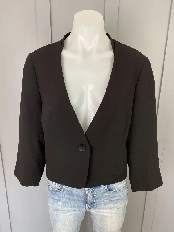 Black Veronika Maine Jackets, 14 Chenille Fabric Brocade Fabric Lace Fabric