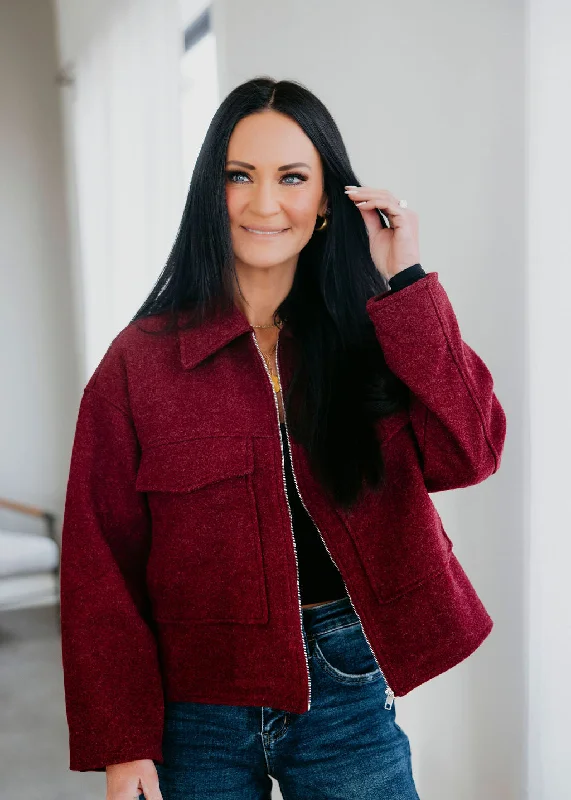 Briar Collared Jacket Oversized Jacket Tailored Jacket Straight Jacket