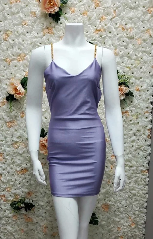 Chain Cris Cross Back Dress Cristina 1518