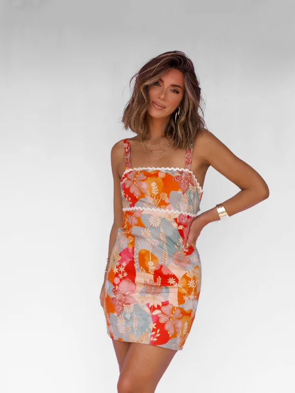 Chasing Waves Mini Dress Stylish Plaid Mini Dress