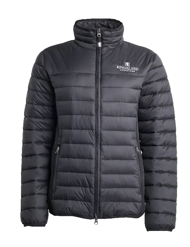 Classic Unisex Insulated Jacket Black Collared Jacket Crew Neck Jacket Turtle Neck Jacket