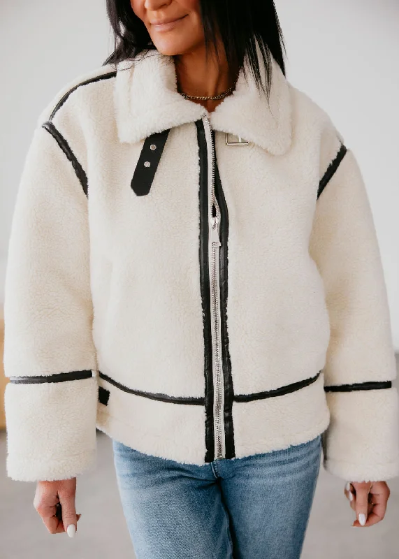 Elsa Sherpa Jacket Fleece Jacket Down Jacket Feather Jacket