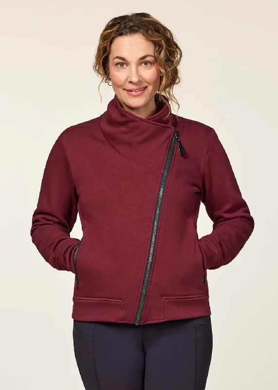Wrap Front Fleece Jacket V-Neck Jacket Boat Neck Jacket Square Neck Jacket