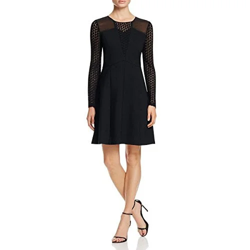 Finity Lace Panel A-Line Dress