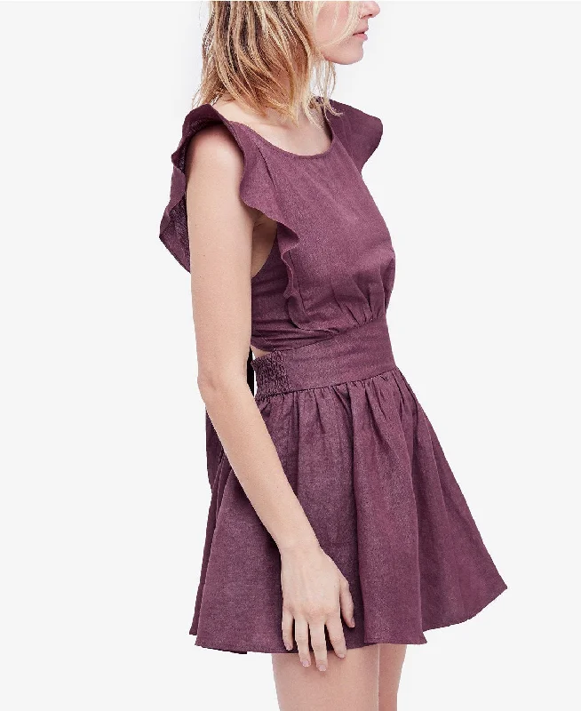 Free People - New Erin Mini Dress in More Colors Stylish Button-Down Mini Dress