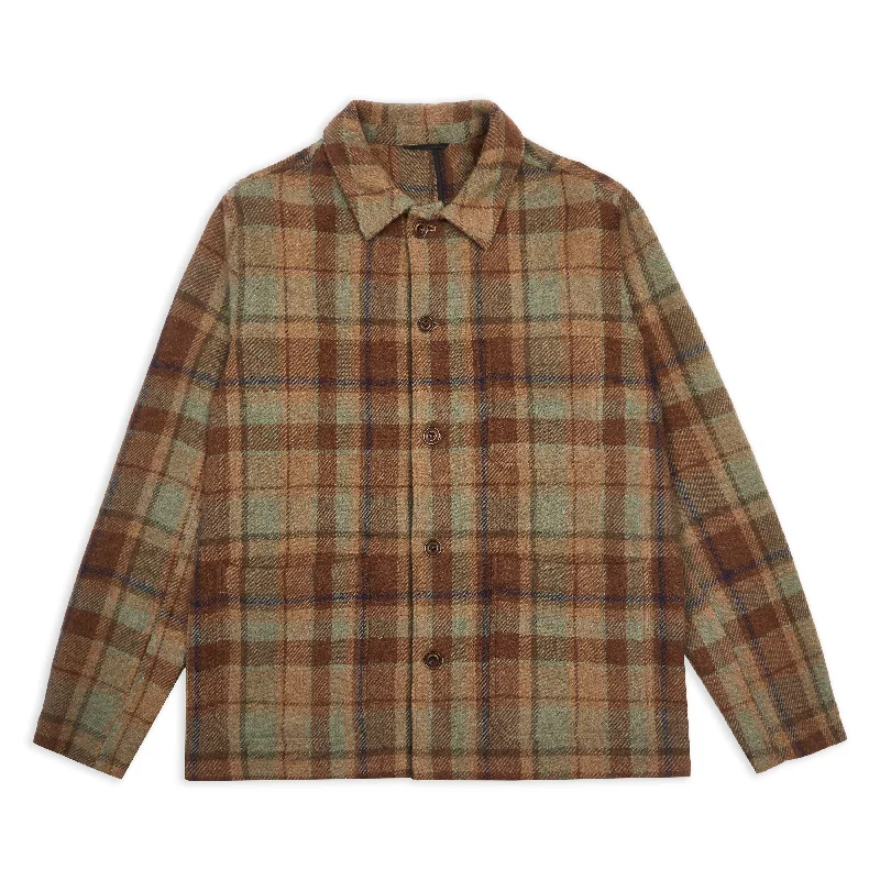 Jamison Jacket - Camel & Sage Green Faux Fur Jacket Real Fur Jacket Shearling Jacket