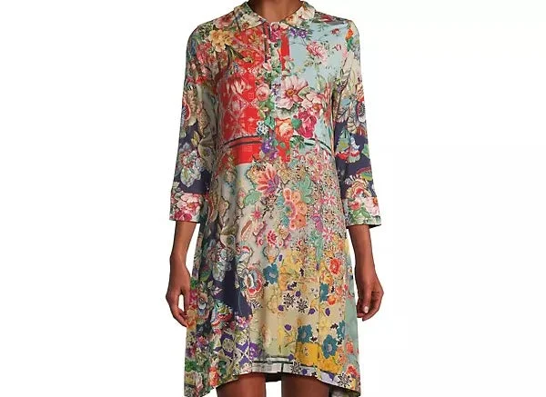 Johnny Was : Otti Polo Tunic Dress in Multi