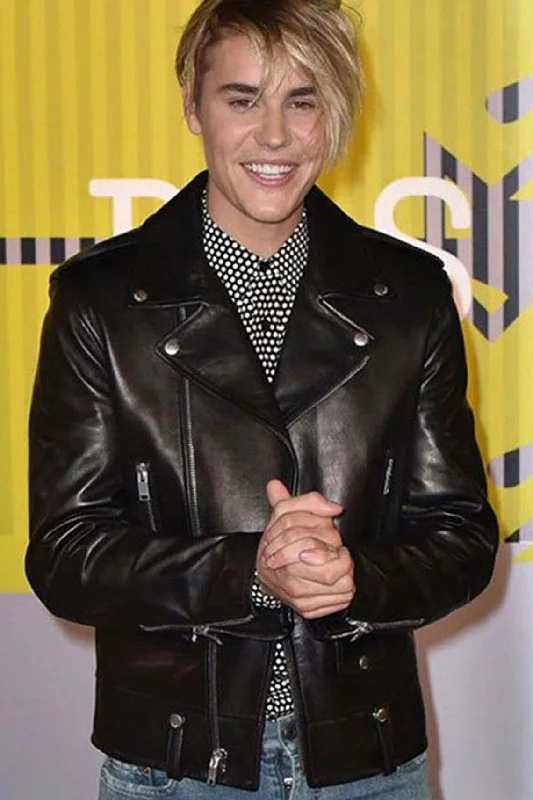 Justin Bieber Stylish Leather Jacket Chenille Jacket Brocade Jacket Lace Jacket