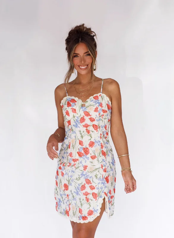 Last Summer Mini Dress Classic White Mini Dress