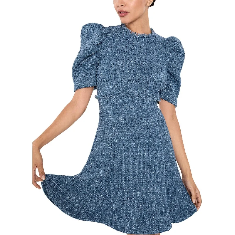 Likely Womens Alia Tweed Short Mini Dress Trendy A-Line Mini Dress