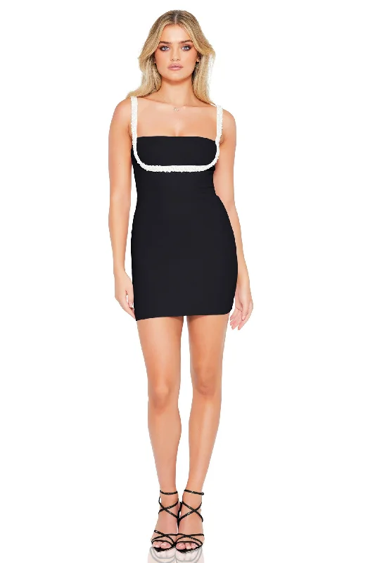 Nookie Nouveau Mini Dress - Black Classic Casual Mini Dress