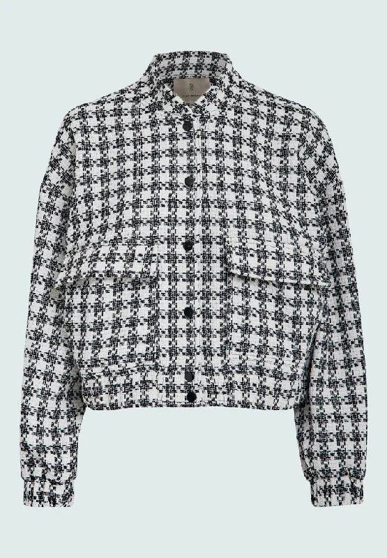 PCCarrie Jacket - Black Mesh Jacket Canvas Jacket Denim Jacket