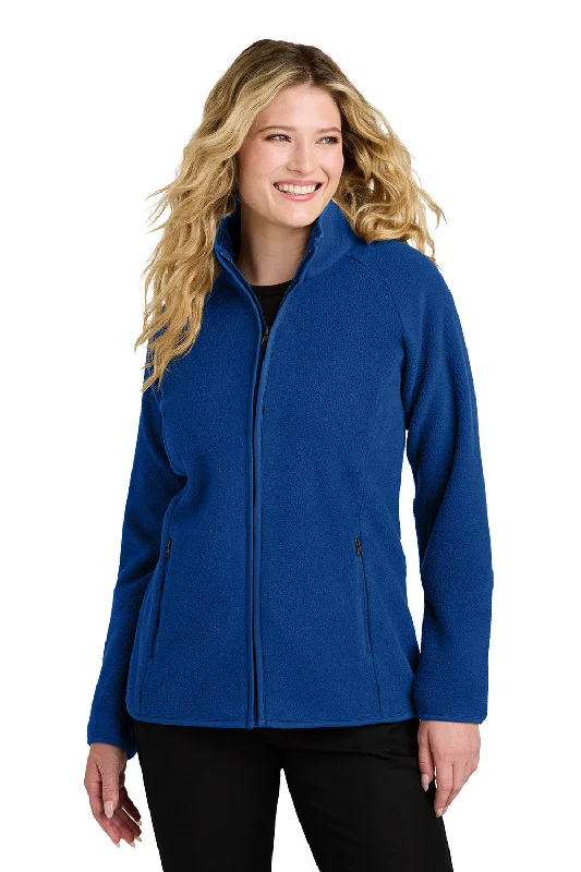 Port Authority Womens C-FREE Raglan Pill Resistant Fleece Full Zip Jacket - True Royal Blue - New Satin Jacket Silk Jacket Chiffon Jacket