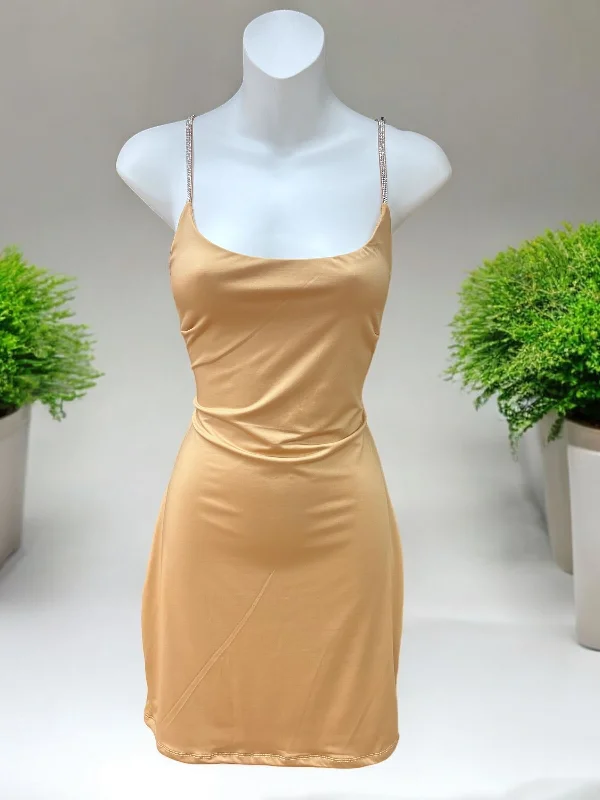 Rhinestone Strap Dress Iris 4976