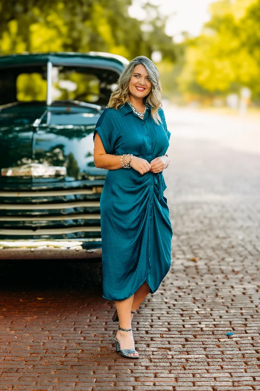 Steve Madden: Tori Dress in Midnight Teal