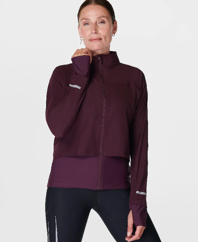 Fast Track Running Jacket Sb9712 Midnight-Cherry-Purp Jersey Jacket Tulle Jacket Batik Jacket